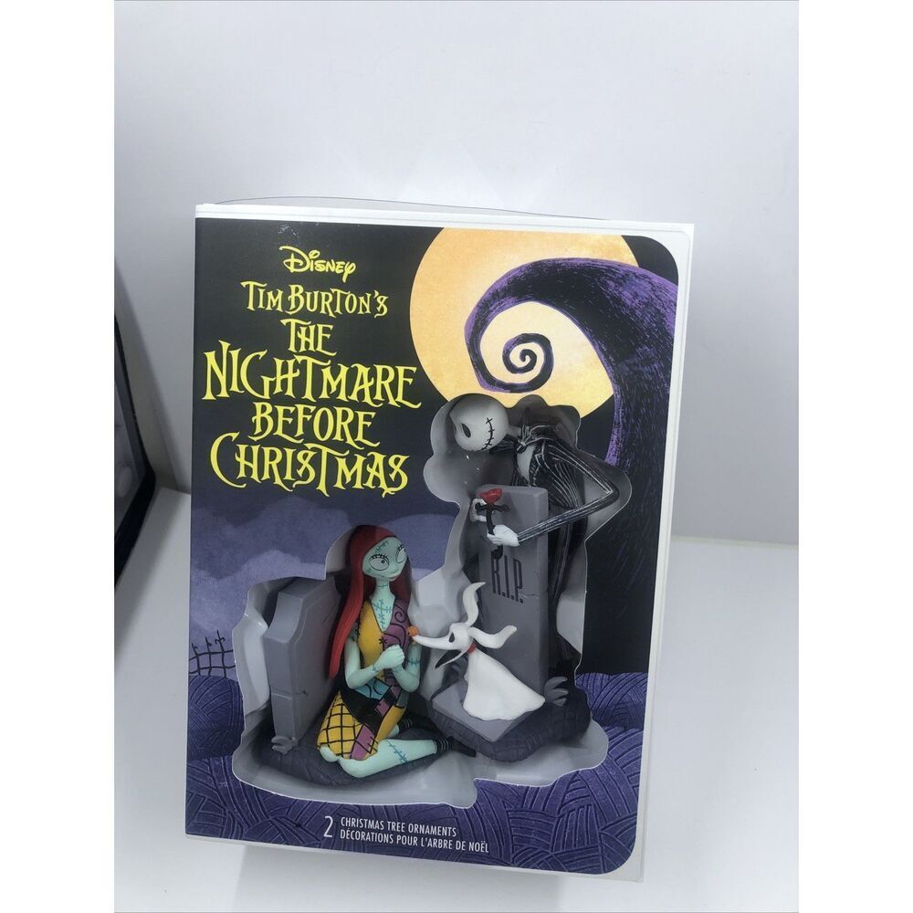 Hallmark Disney The Nightmare Before Christmas Jack & Sally Ornament Set